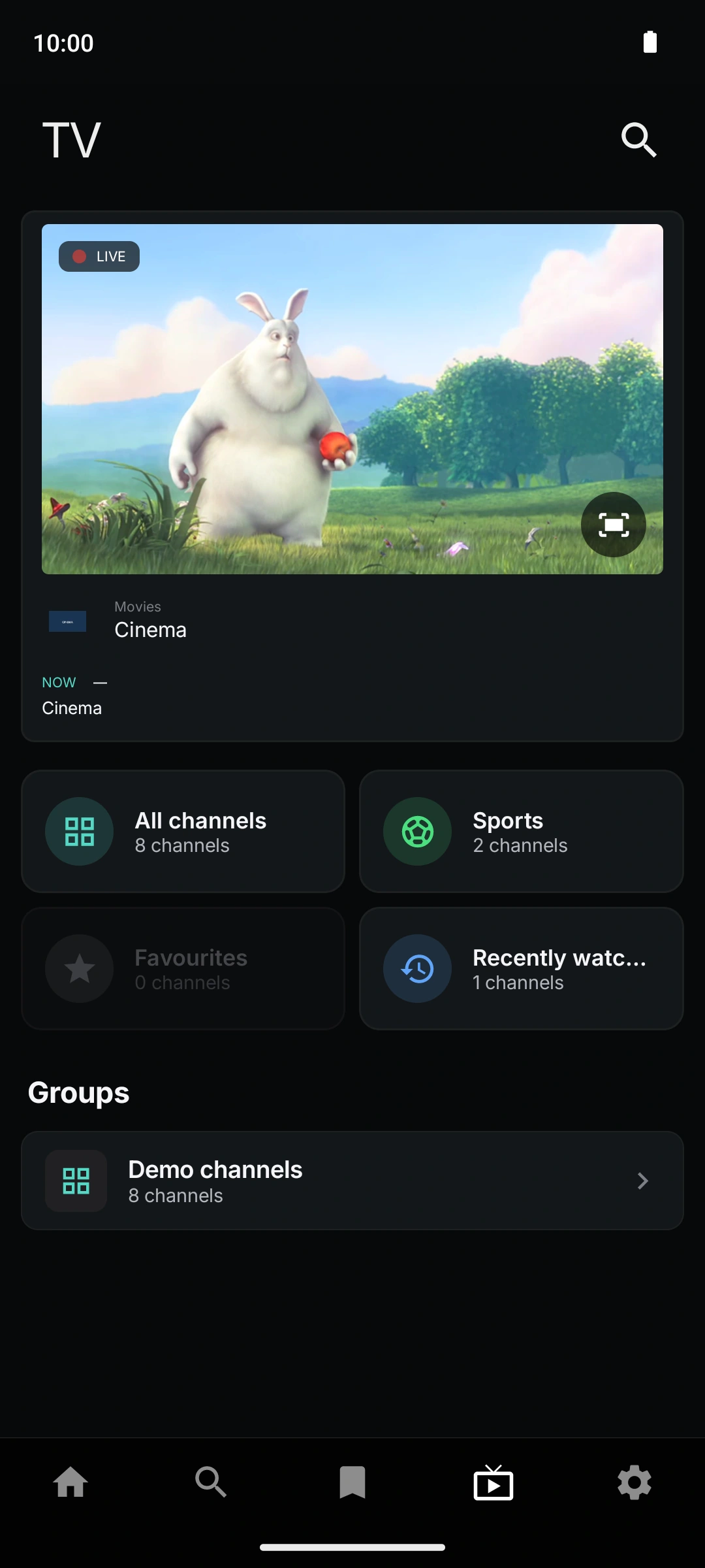 ARVIO 2.0 · Mobile · Live TV