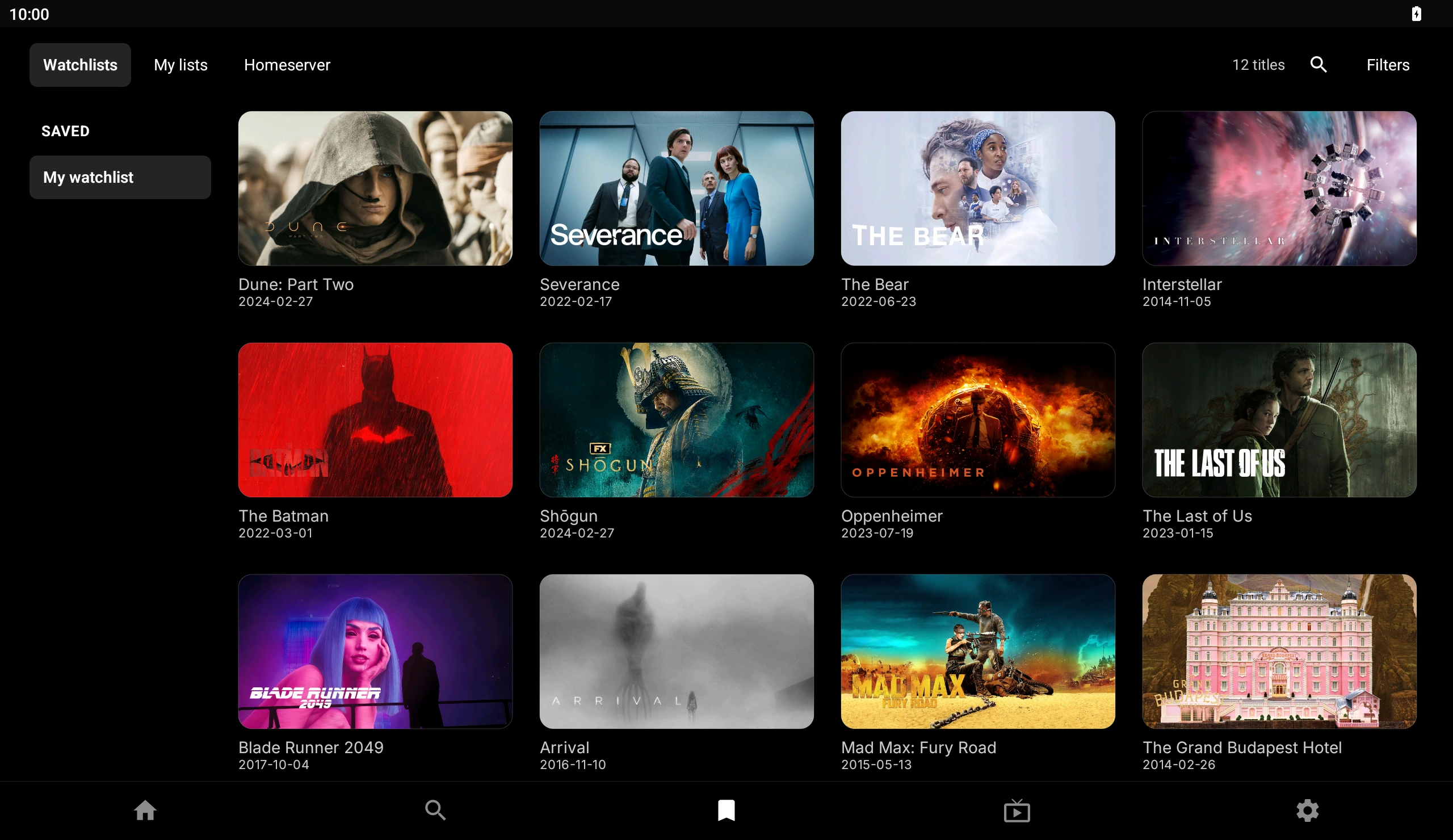 ARVIO 2.0 · Tablet · Library