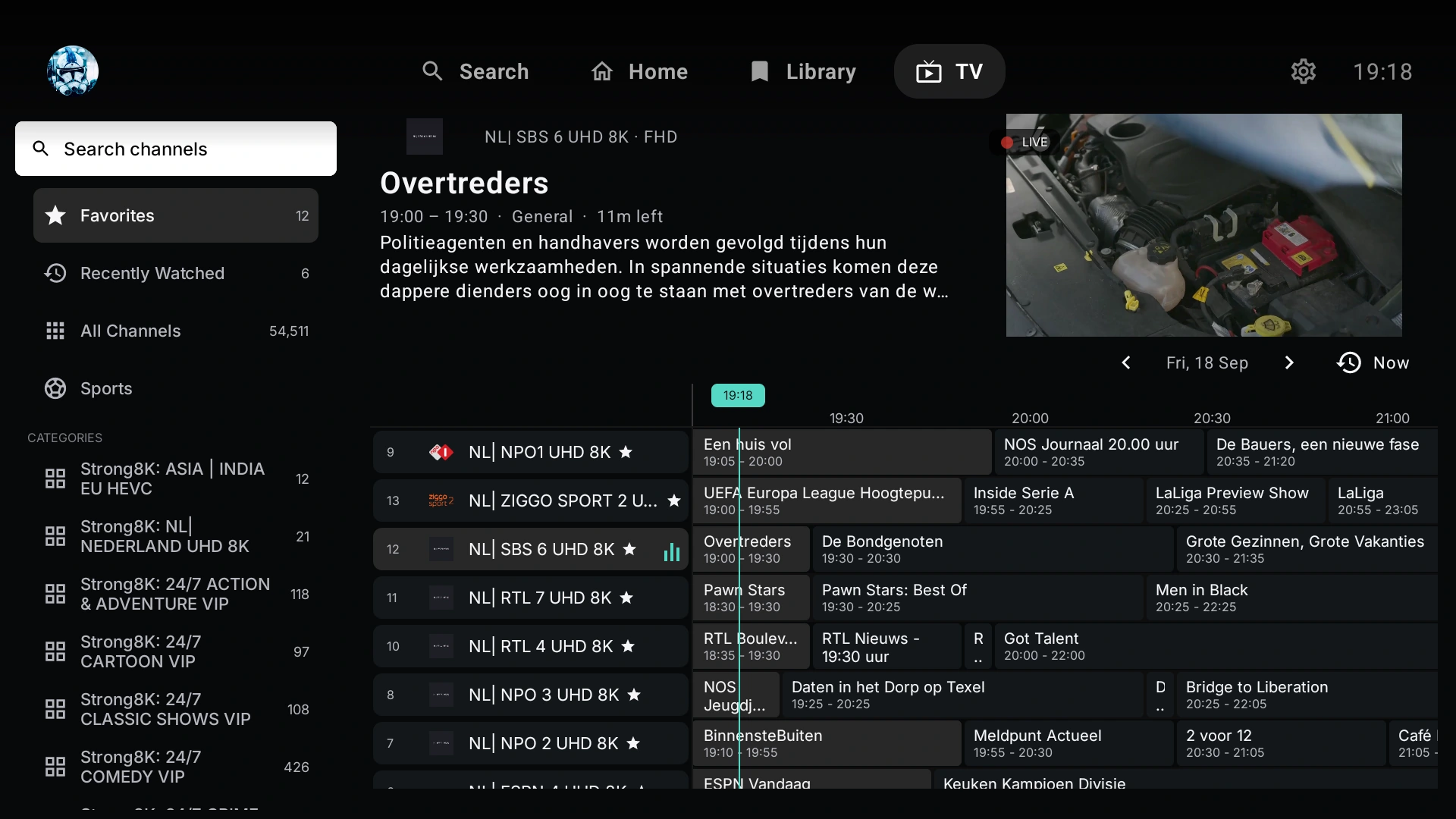 ARVIO 2.0 · TV · Live TV